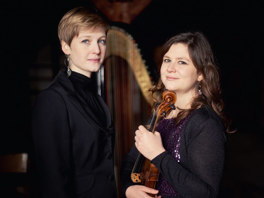 Duo ambre Anne Lombard violon Fanny Fuchs harpe